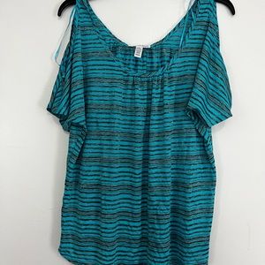 Ambiance Apparel Cold Shoulder Top
